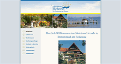 Desktop Screenshot of gaestehaus-heberle.de
